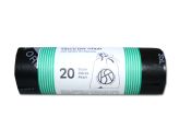 Sac poubelle - 20 sacs par rouleau - 35 L OKS (normé) - Noir / 56 x 70 cm