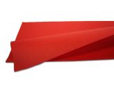 Nappe en papier 80x80 cm - Rouge, gaufré