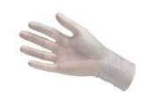 Gants vinyle naturel - Légèrement poudré t 6.5