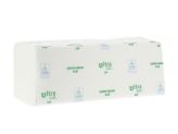 Essuie-mains 2 plis pliage V - 21.5 x 24 cm, pure ouate, Ecolabel