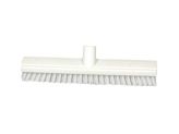 Frottoir mi-dur 35 mm / blanc - Polyester 37x6cm / manche G990062