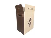 Carton 6x75 cl BG Blanc / droites - Auto + case / 254x170x296 mm, EB, Bl/br