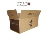 Carton 12x75cl. Elite "Vigne Kraft" - 468x237x186 mm/Couchées, EB, Br/br
