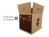 Carton 20x37.5 cl BD "Vigne Kraft" - 312x250x248 mm / Droites, EB, Br/br