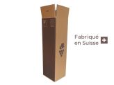 Etui postal Jeroboam, CH "Vigne Kraft" - 148x148x508 mm, BB, Br/br