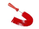 Brosse à main flexible rouge avec pas de vis à  Ø 55mm 360mm - Vikan 928800
