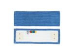 Mop 3 en 1 Bleue 44x15 cm - Pour poches/languettes/oeillets