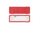 Mop 3 en 1 Rouge 45x15 cm - Pour poches/languettes/oeillets