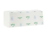 Essuie-mains 2 plis pliage V - 21.5 x 24 cm, pure ouate, Ecolabel